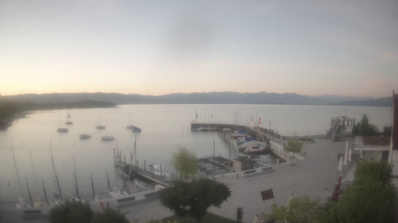 Archiv Foto Webcam Wasserburg am Bodensee: Hafen