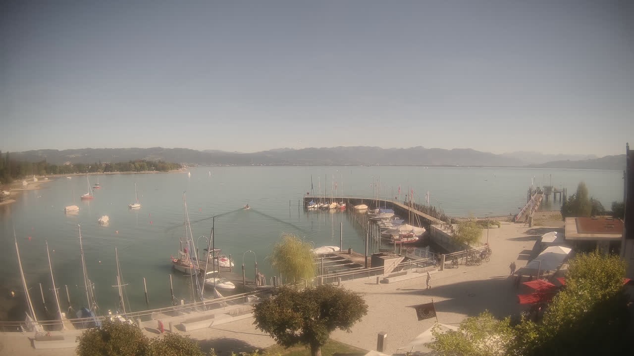 Archived image Webcam Wasserburg on Lake Constance