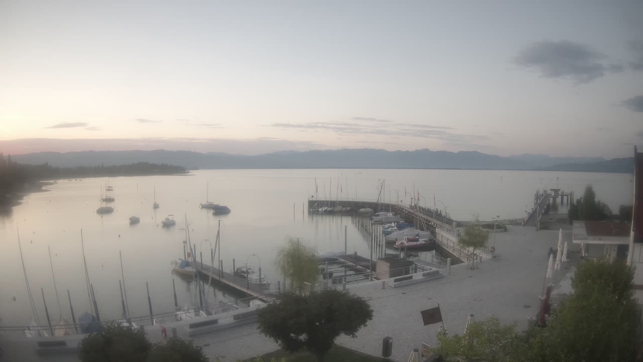 Archiv Foto Webcam Wasserburg am Bodensee: Hafen