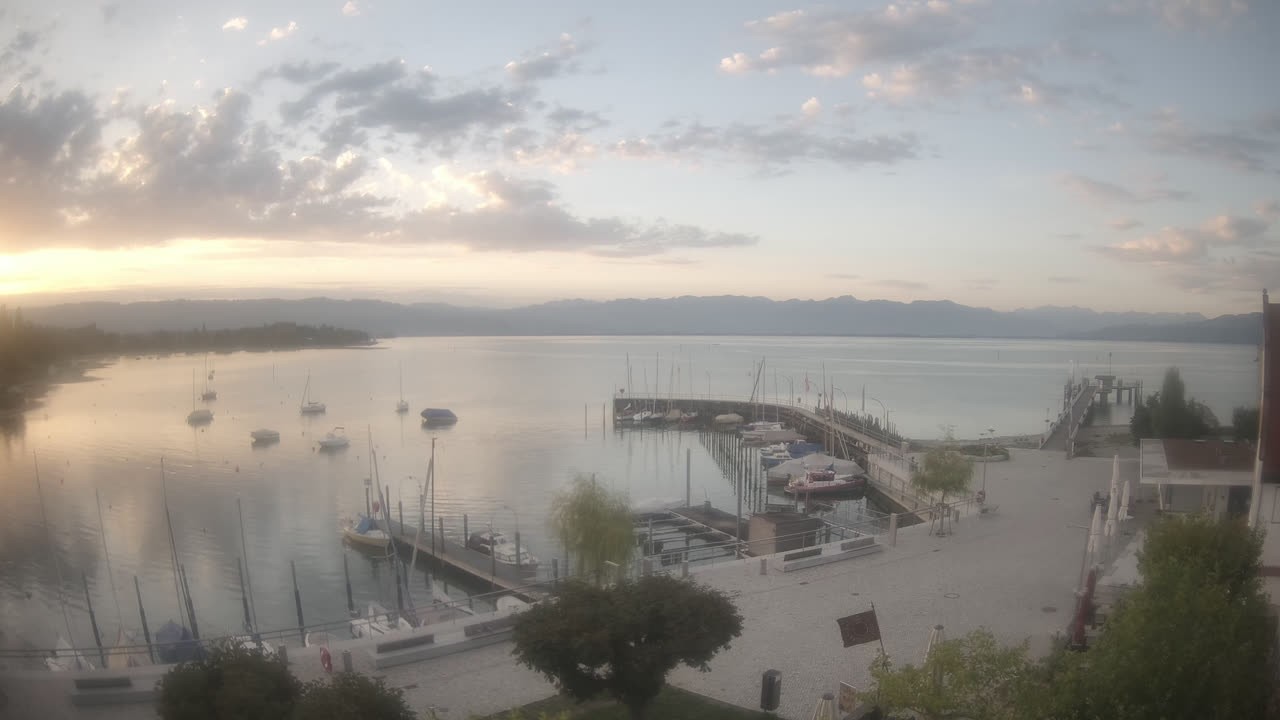 Archiv Foto Webcam Wasserburg am Bodensee: Hafen