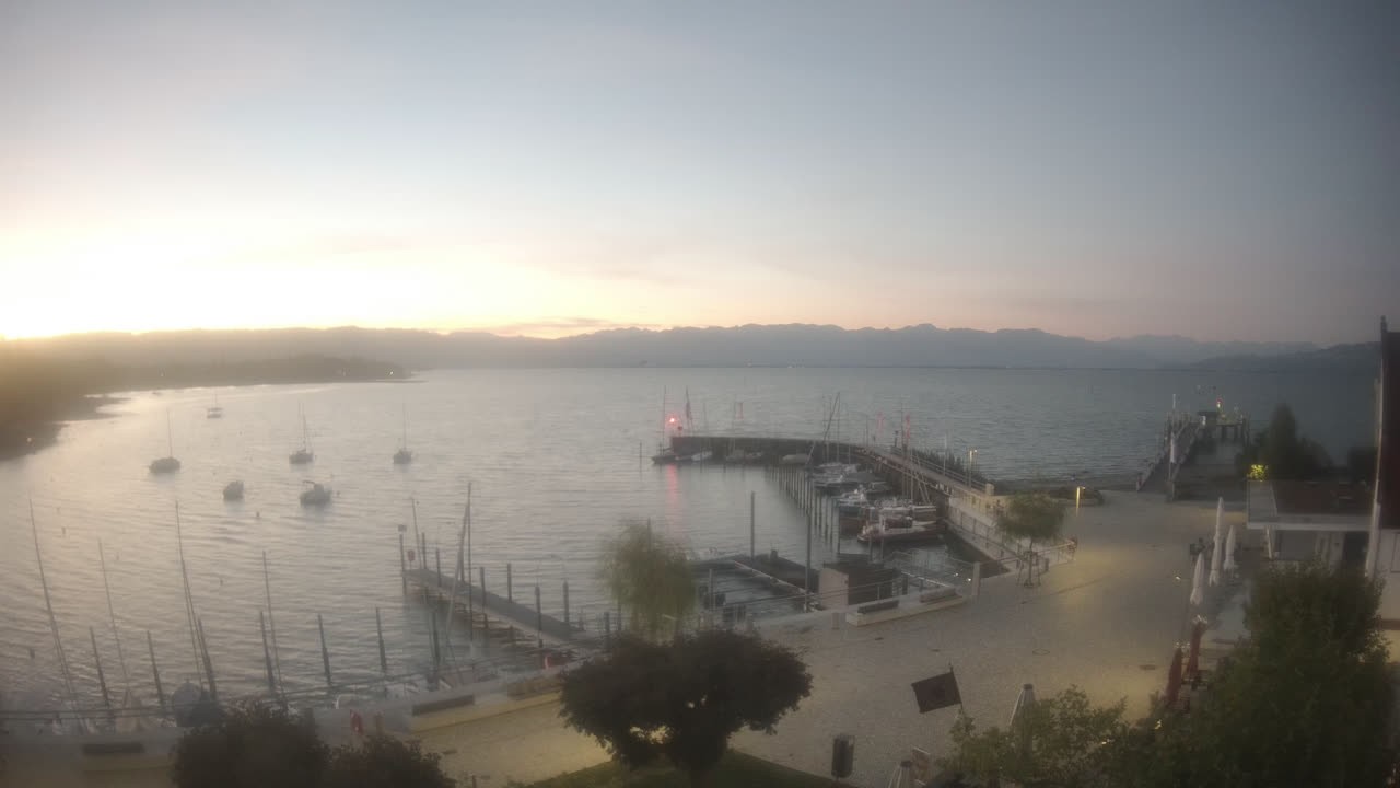Archiv Foto Webcam Wasserburg am Bodensee: Hafen