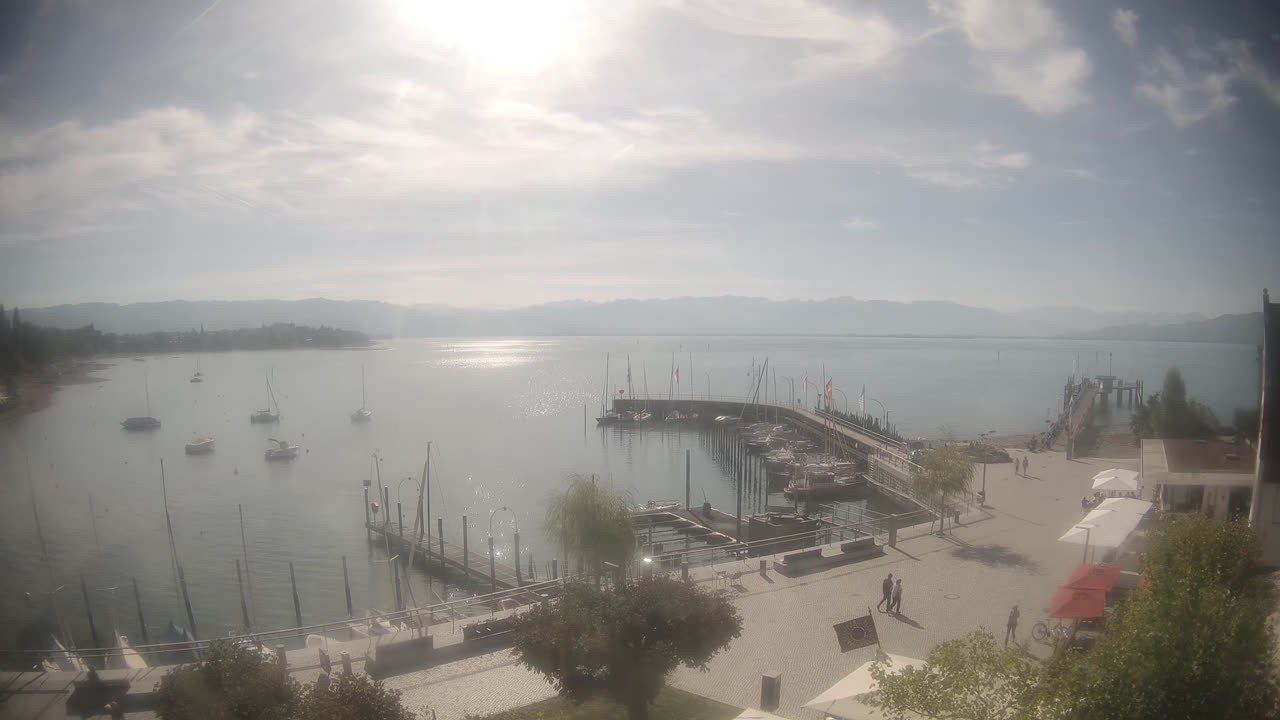 Archiv Foto Webcam Wasserburg am Bodensee: Hafen