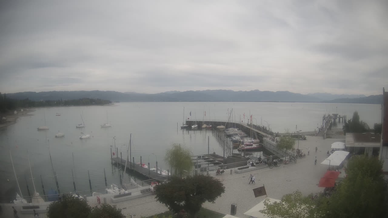 Archiv Foto Webcam Wasserburg am Bodensee: Hafen