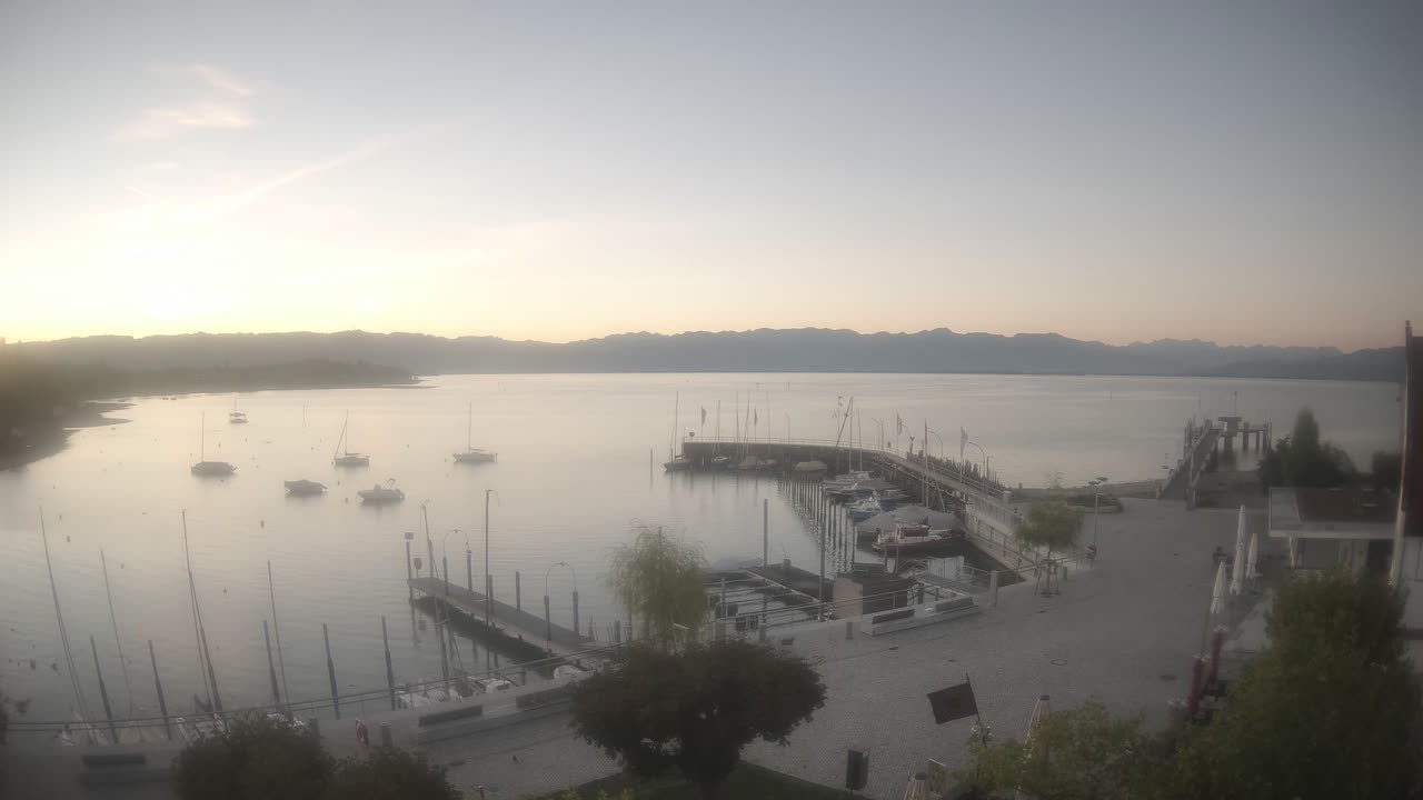 Archiv Foto Webcam Wasserburg am Bodensee: Hafen