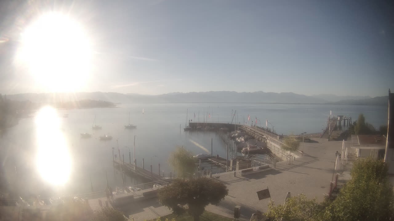 Archiv Foto Webcam Wasserburg am Bodensee: Hafen