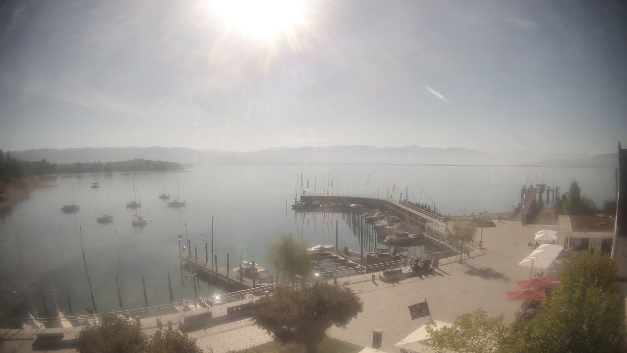 Archiv Foto Webcam Wasserburg am Bodensee: Hafen