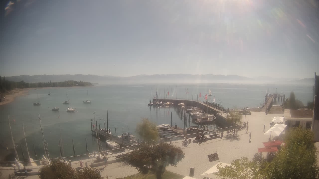 Archiv Foto Webcam Wasserburg am Bodensee: Hafen