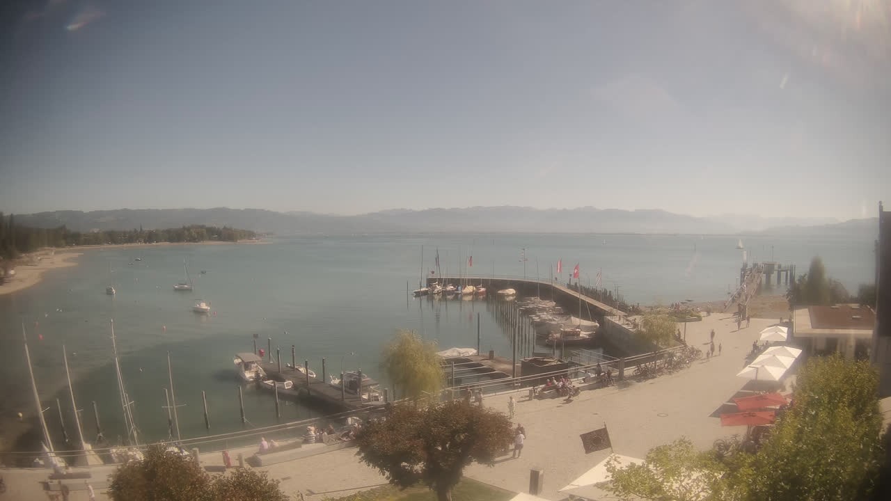 Archiv Foto Webcam Wasserburg am Bodensee: Hafen