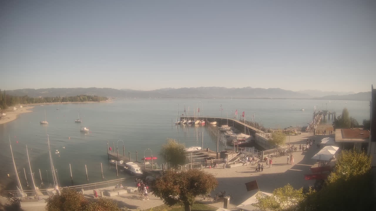 Archiv Foto Webcam Wasserburg am Bodensee: Hafen