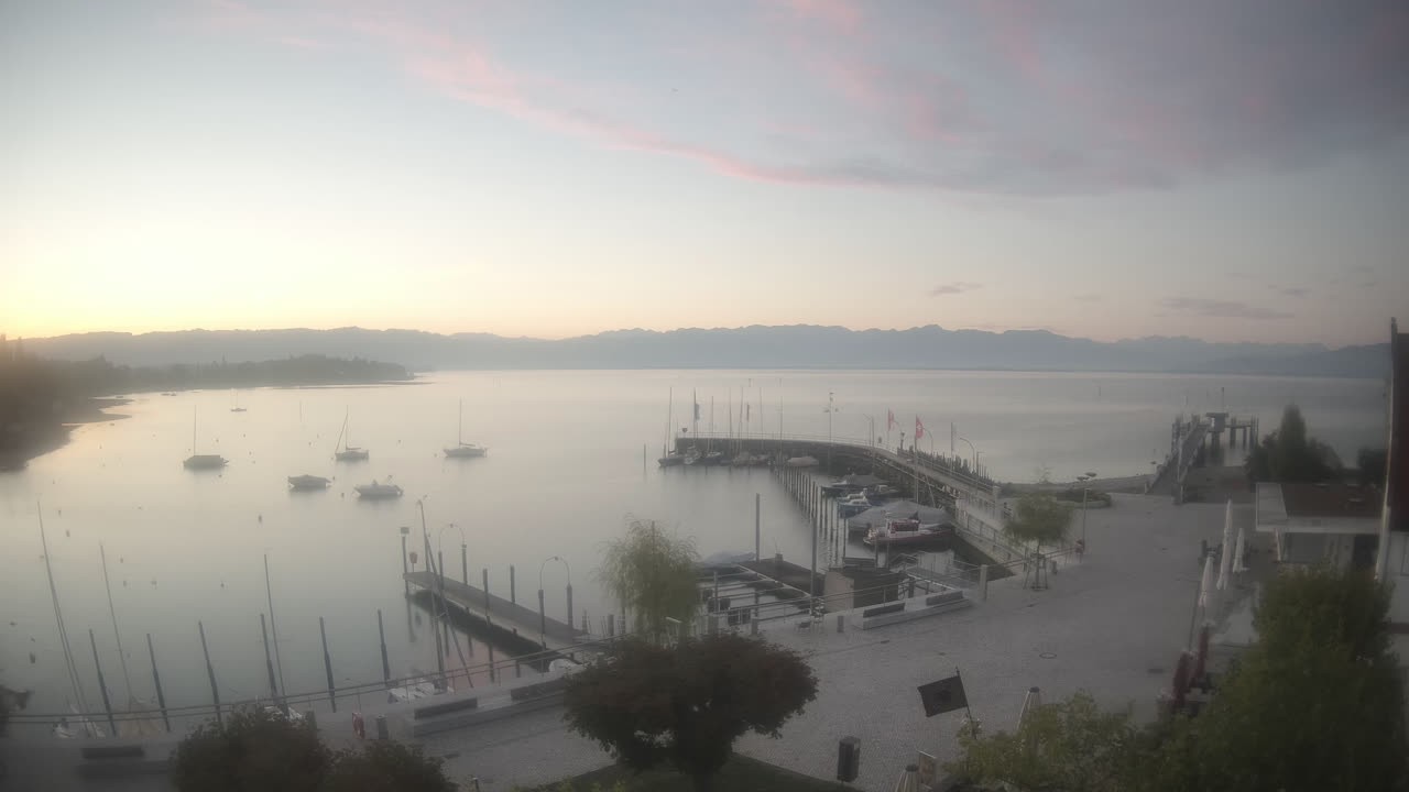 Archiv Foto Webcam Wasserburg am Bodensee: Hafen