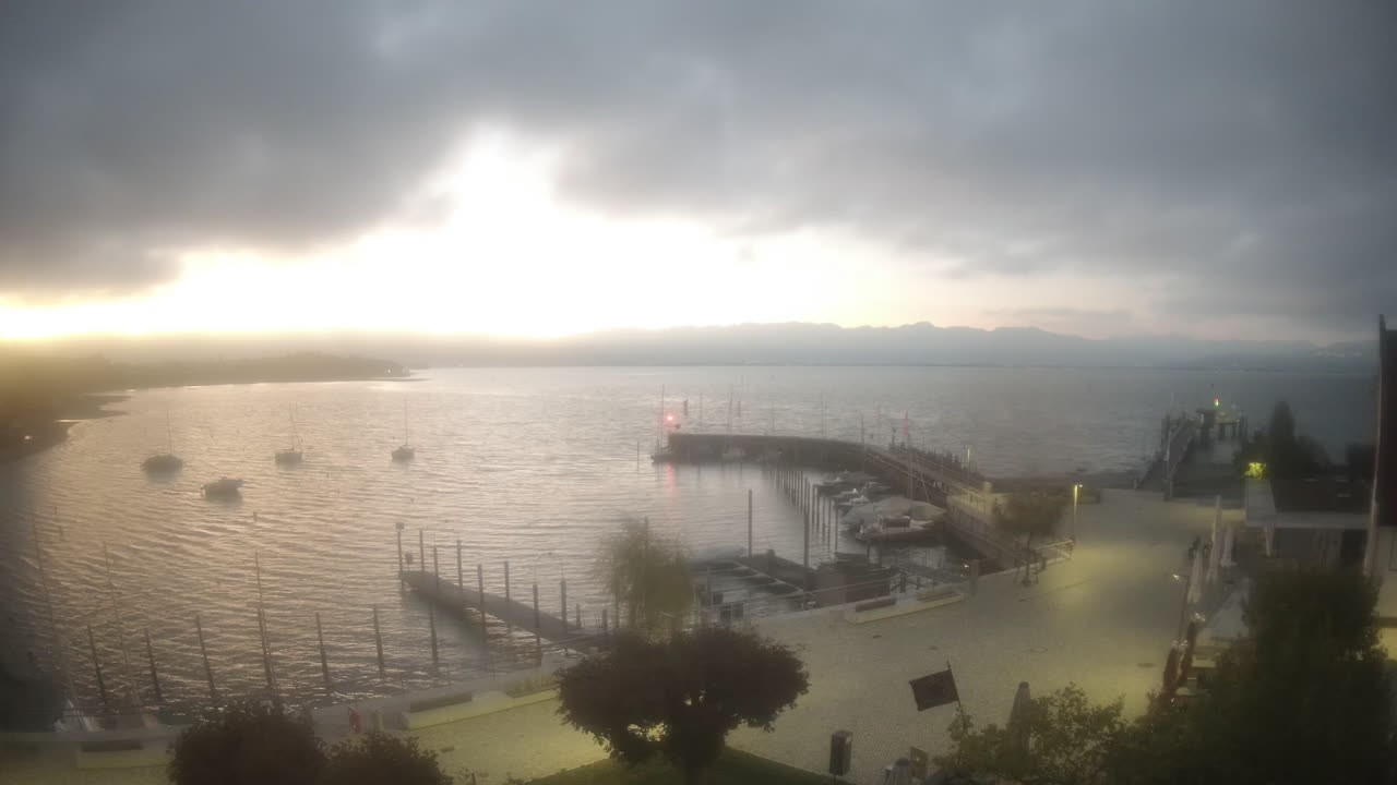 Archiv Foto Webcam Wasserburg am Bodensee: Hafen