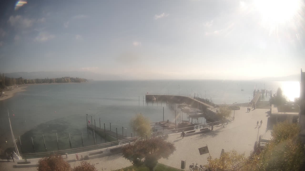 Archiv Foto Webcam Wasserburg am Bodensee: Hafen