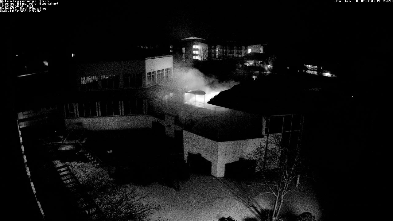 Archiv Foto Webcam Bad Füssing: Therme Eins - Thermenhof Ost