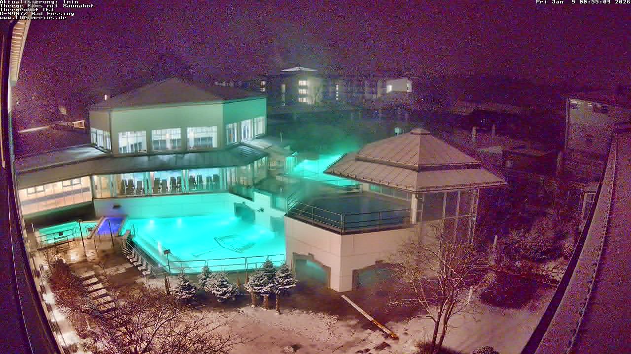 Archiv Foto Webcam Bad Füssing: Therme Eins - Thermenhof Ost