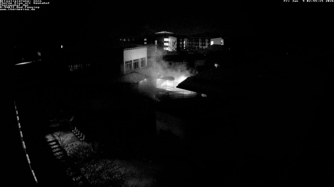 Archiv Foto Webcam Bad Füssing: Therme Eins - Thermenhof Ost