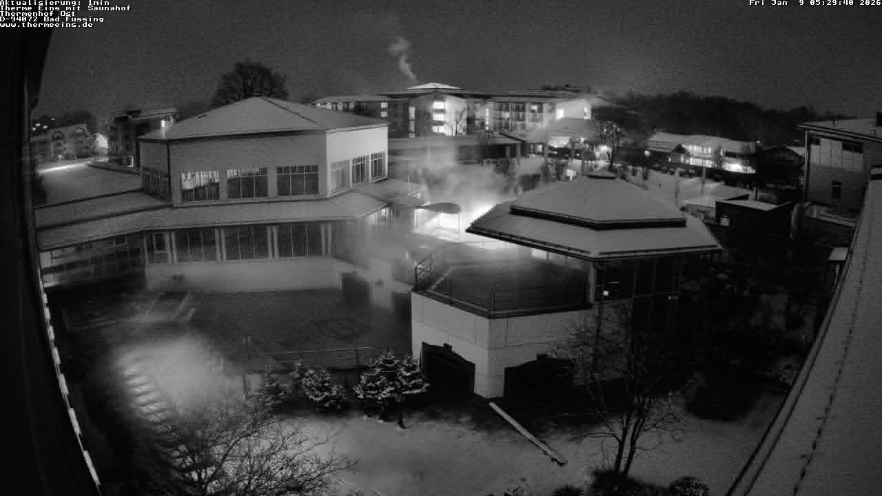 Archiv Foto Webcam Bad Füssing: Therme Eins - Thermenhof Ost