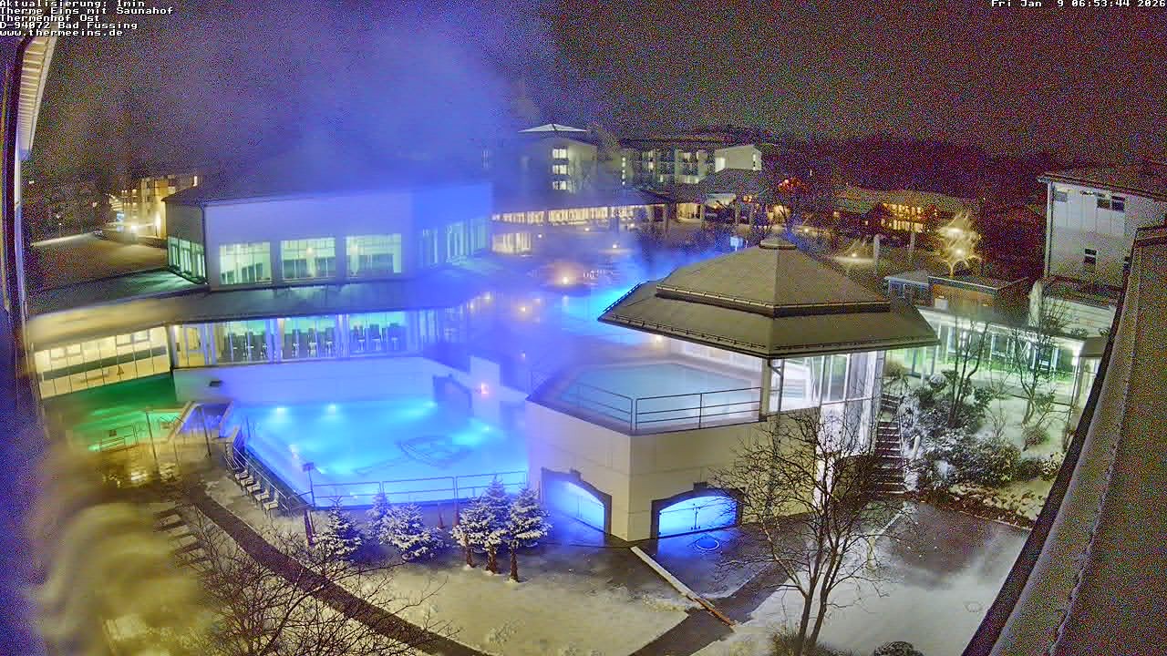 Archiv Foto Webcam Bad Füssing: Therme Eins - Thermenhof Ost