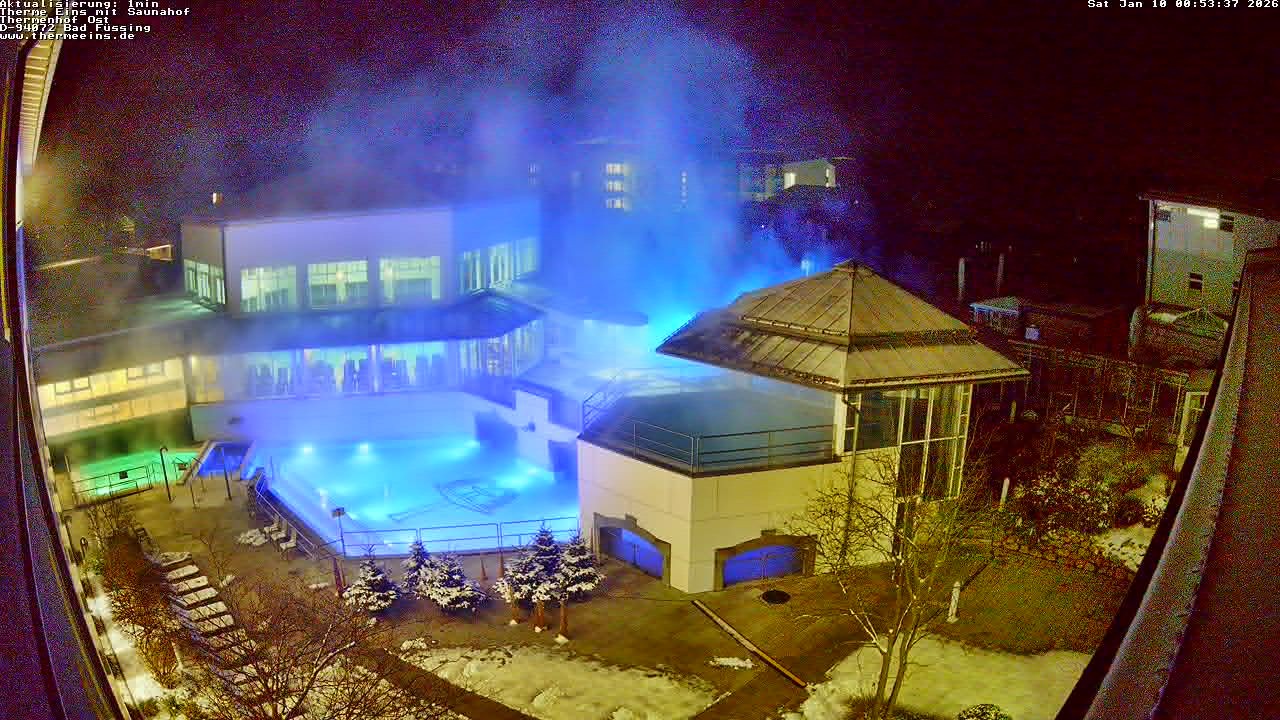 Archiv Foto Webcam Bad Füssing: Therme Eins - Thermenhof Ost