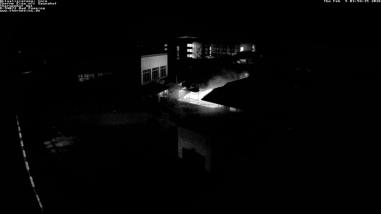 Archiv Foto Webcam Bad Füssing: Therme Eins - Thermenhof Ost