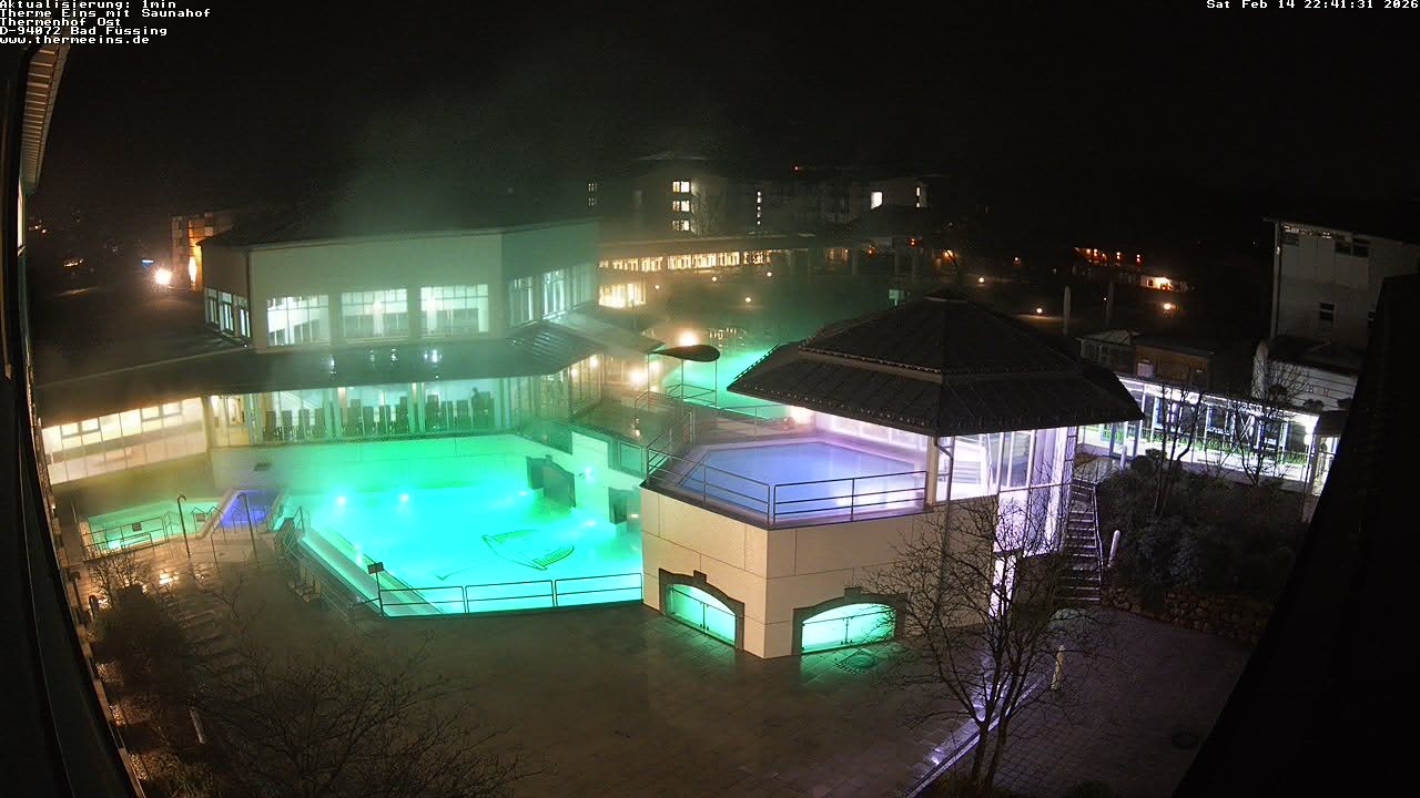 Archiv Foto Webcam Bad Füssing: Therme Eins - Thermenhof Ost