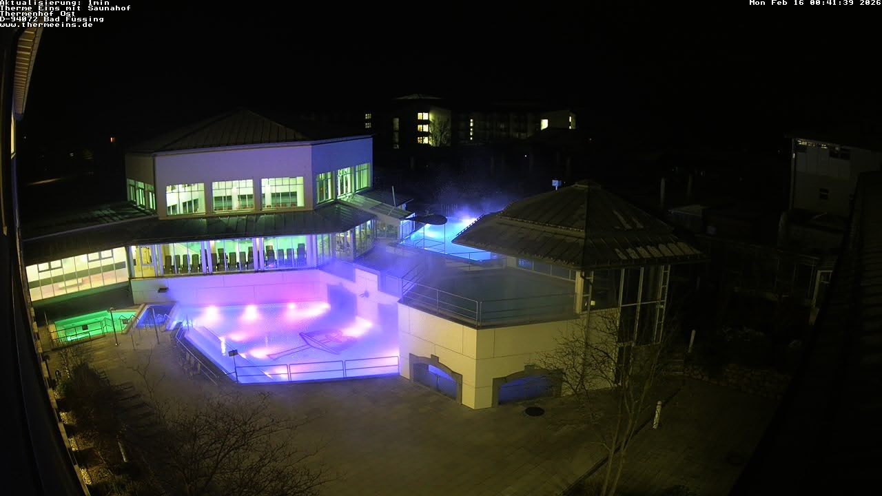 Archiv Foto Webcam Bad Füssing: Therme Eins - Thermenhof Ost
