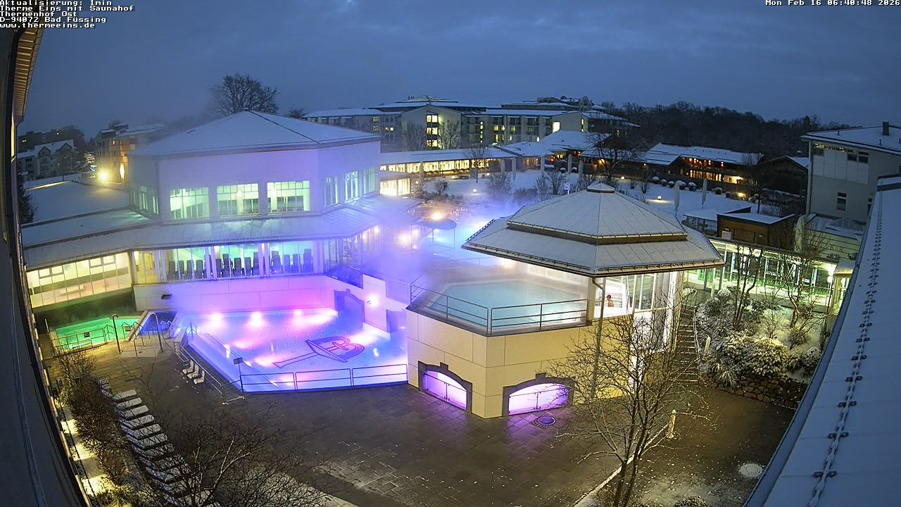 Archiv Foto Webcam Bad Füssing: Therme Eins - Thermenhof Ost