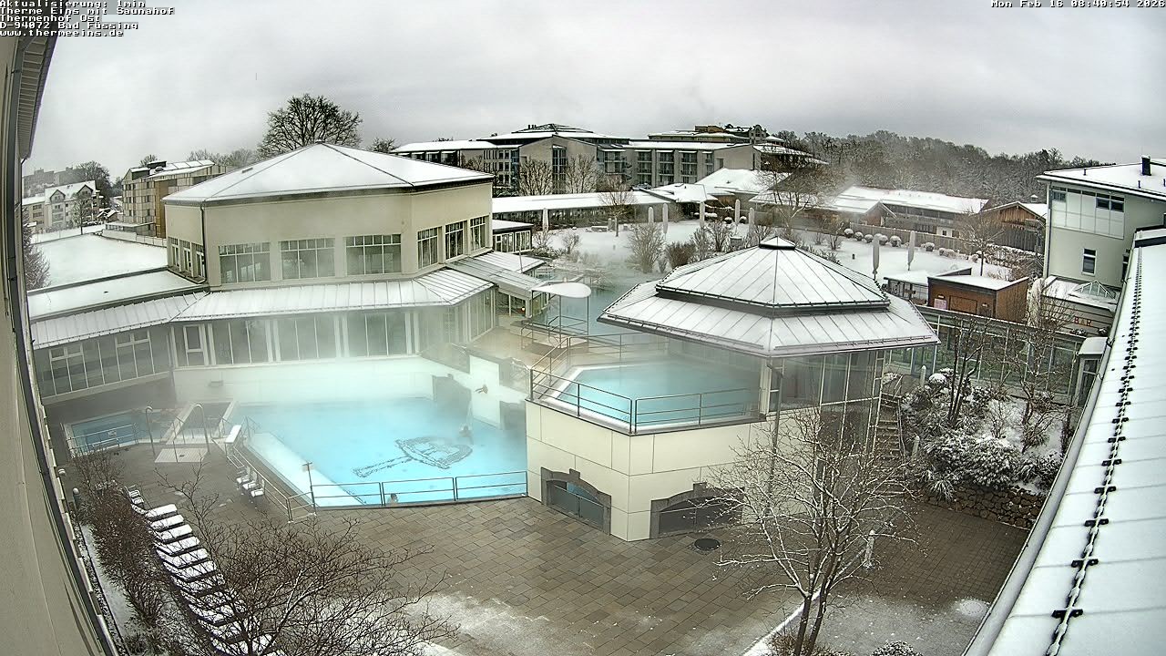 Archiv Foto Webcam Bad Füssing: Therme Eins - Thermenhof Ost