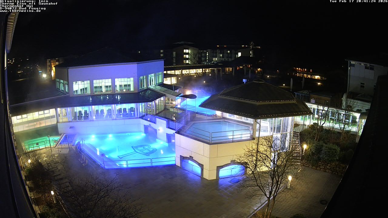 Archiv Foto Webcam Bad Füssing: Therme Eins - Thermenhof Ost
