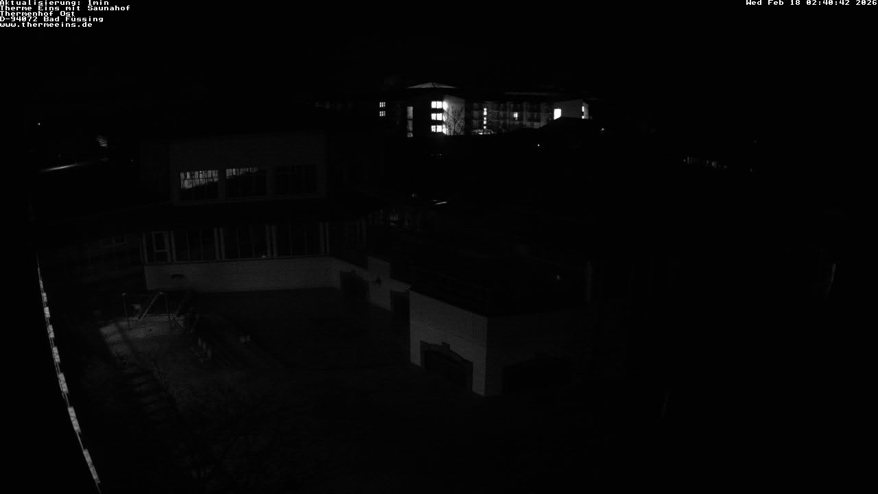 Archiv Foto Webcam Bad Füssing: Therme Eins - Thermenhof Ost