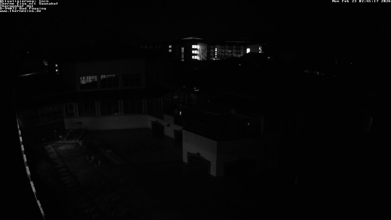 Archiv Foto Webcam Bad Füssing: Therme Eins - Thermenhof Ost