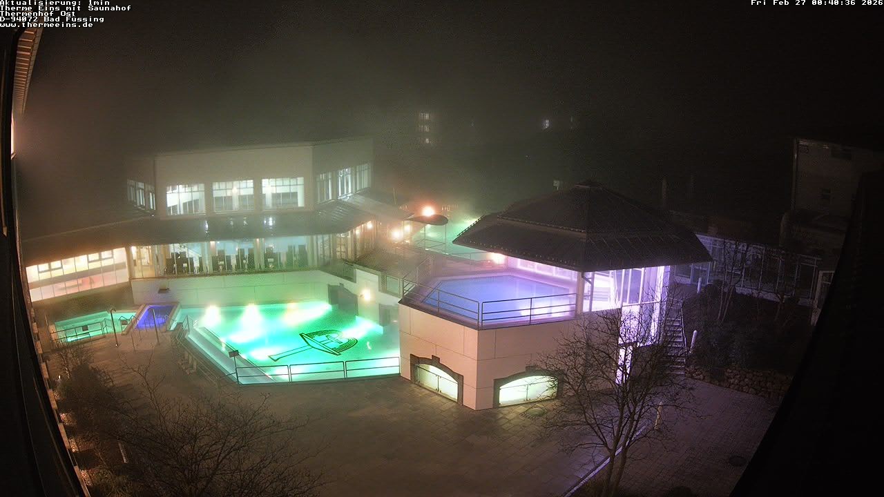 Archiv Foto Webcam Bad Füssing: Therme Eins - Thermenhof Ost