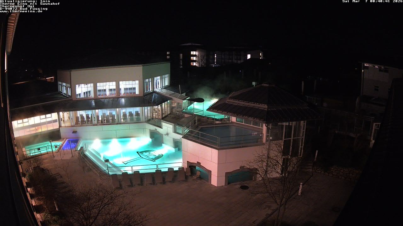 Archiv Foto Webcam Bad Füssing: Therme Eins - Thermenhof Ost