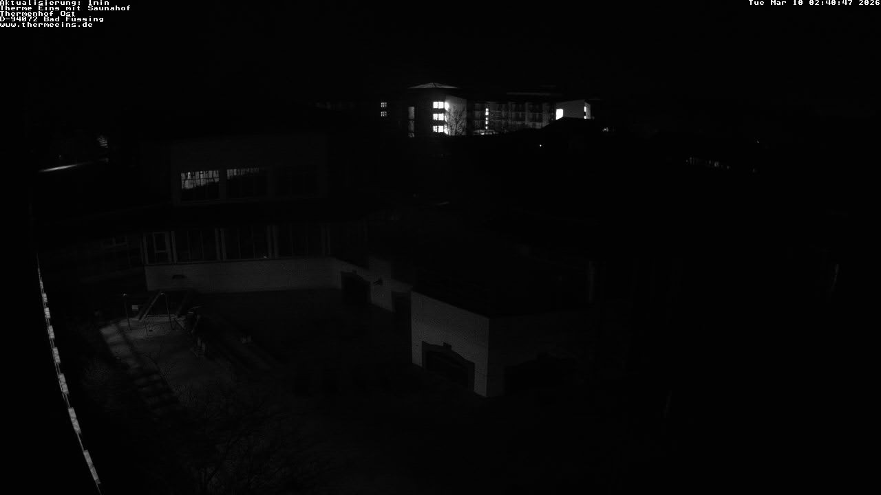 Archiv Foto Webcam Bad Füssing: Therme Eins - Thermenhof Ost