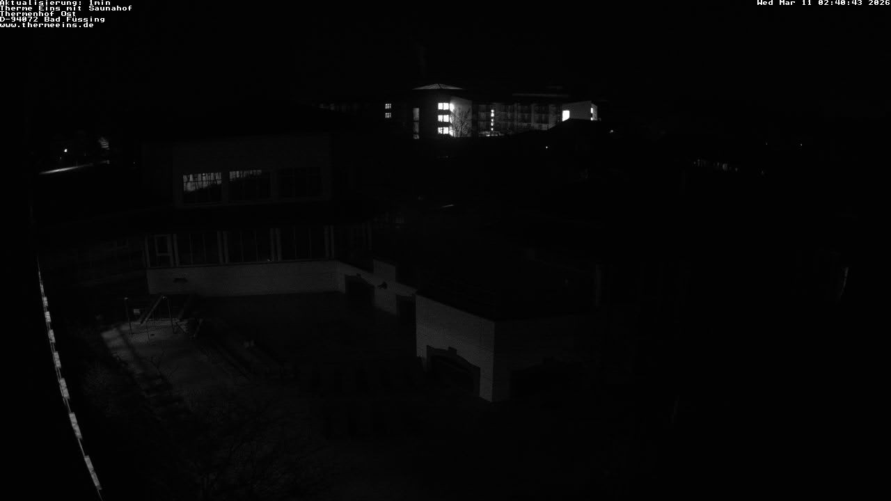 Archiv Foto Webcam Bad Füssing: Therme Eins - Thermenhof Ost