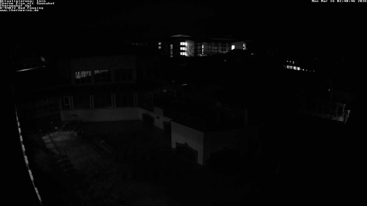 Archiv Foto Webcam Bad Füssing: Therme Eins - Thermenhof Ost