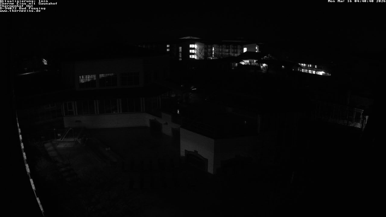 Archiv Foto Webcam Bad Füssing: Therme Eins - Thermenhof Ost