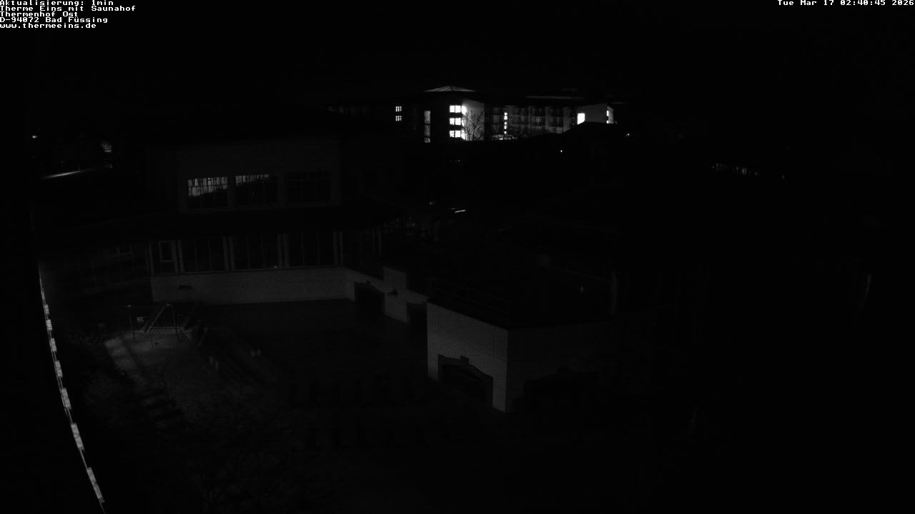Archiv Foto Webcam Bad Füssing: Therme Eins - Thermenhof Ost