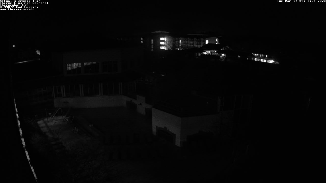 Archiv Foto Webcam Bad Füssing: Therme Eins - Thermenhof Ost