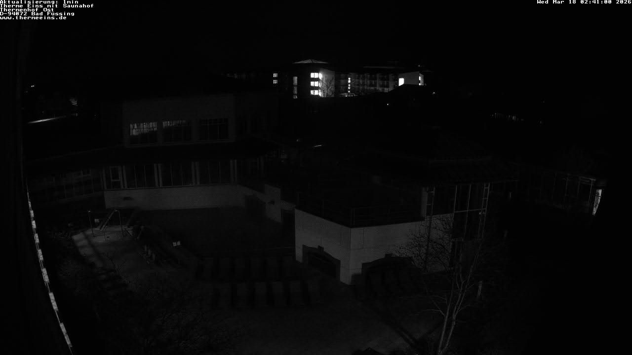 Archiv Foto Webcam Bad Füssing: Therme Eins - Thermenhof Ost