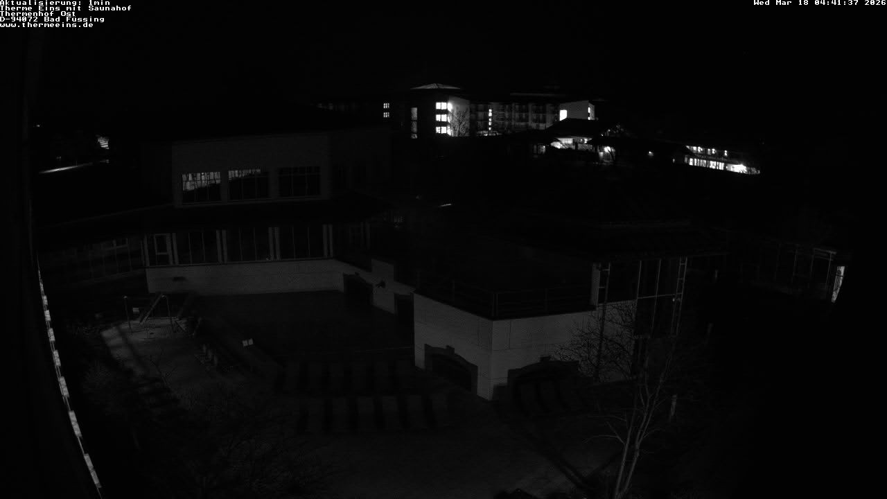 Archiv Foto Webcam Bad Füssing: Therme Eins - Thermenhof Ost