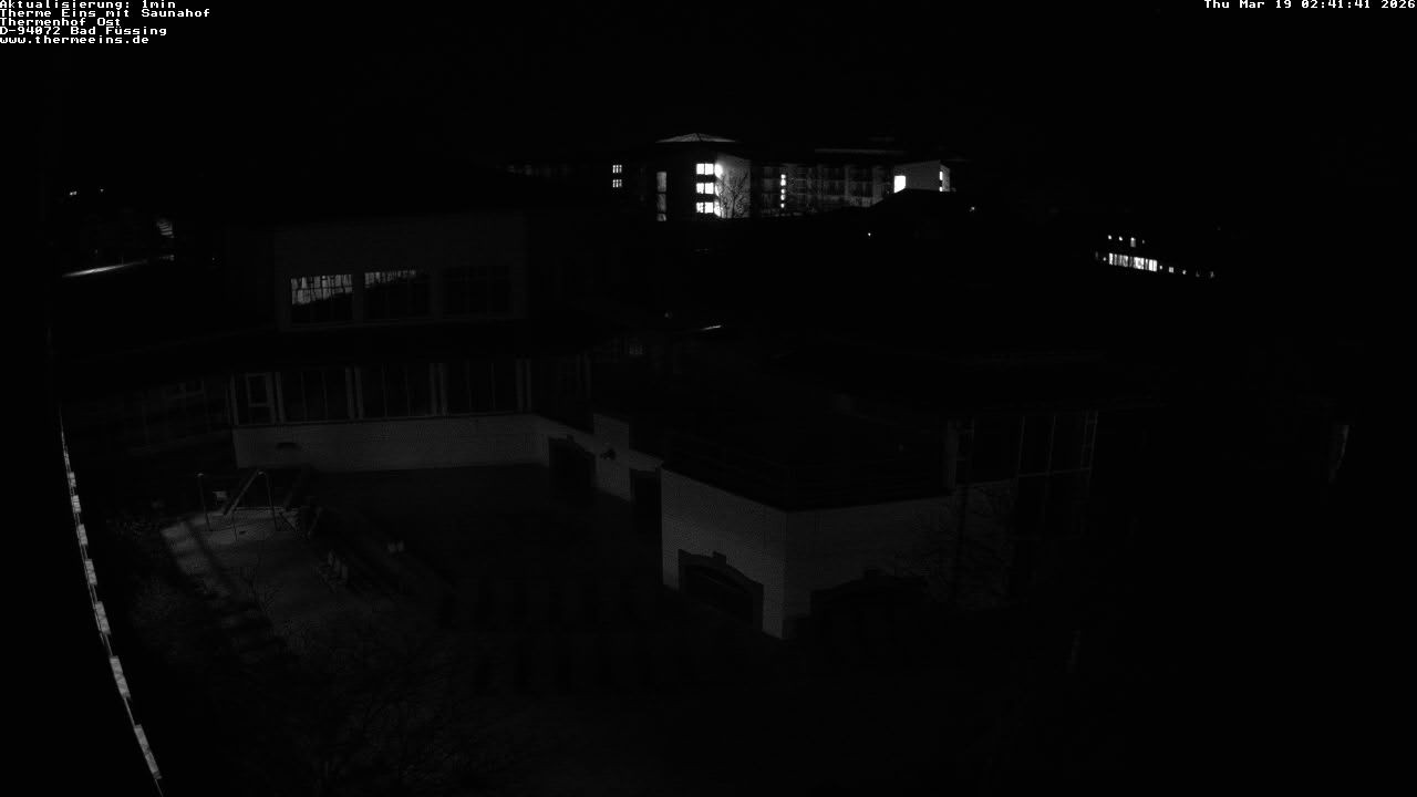 Archiv Foto Webcam Bad Füssing: Therme Eins - Thermenhof Ost