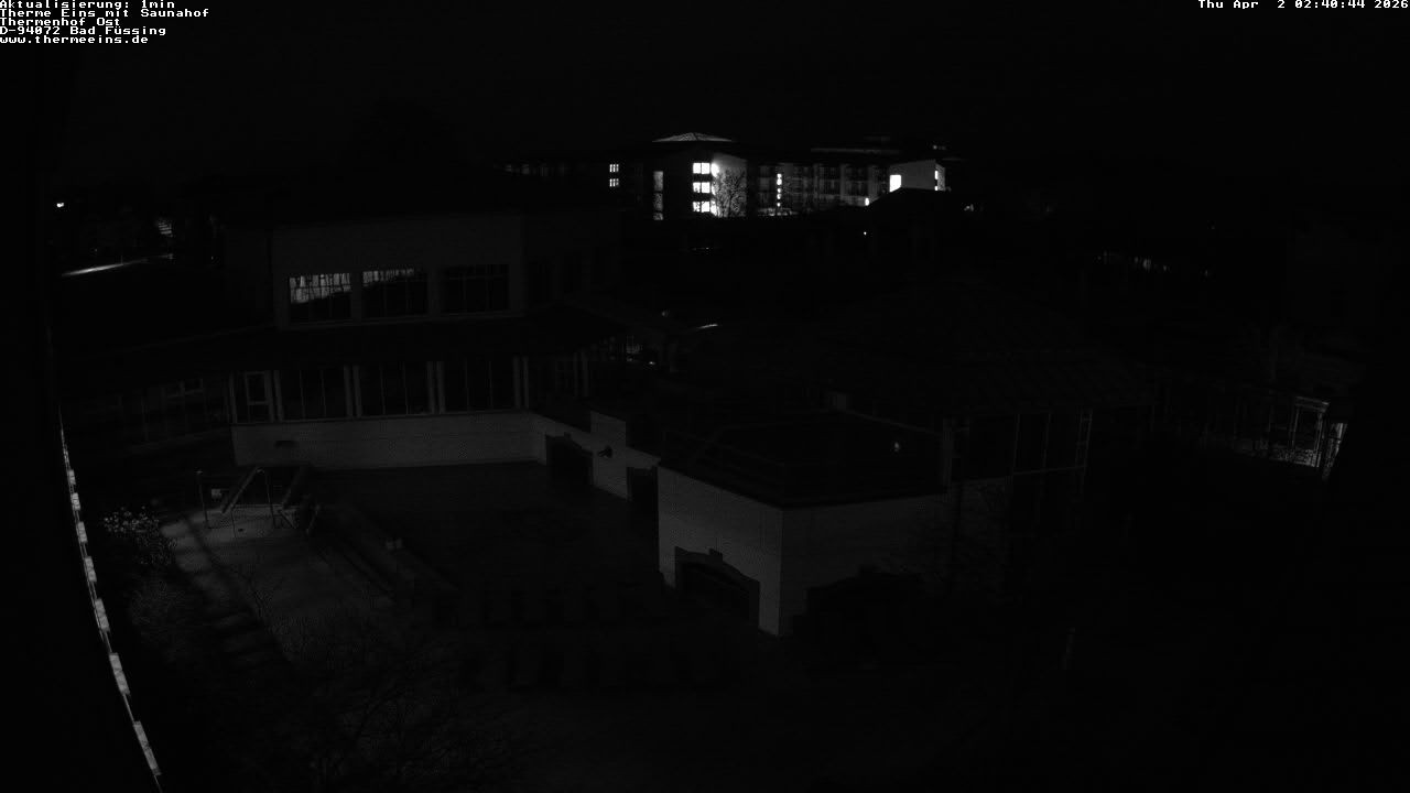 Archiv Foto Webcam Bad Füssing: Therme Eins - Thermenhof Ost