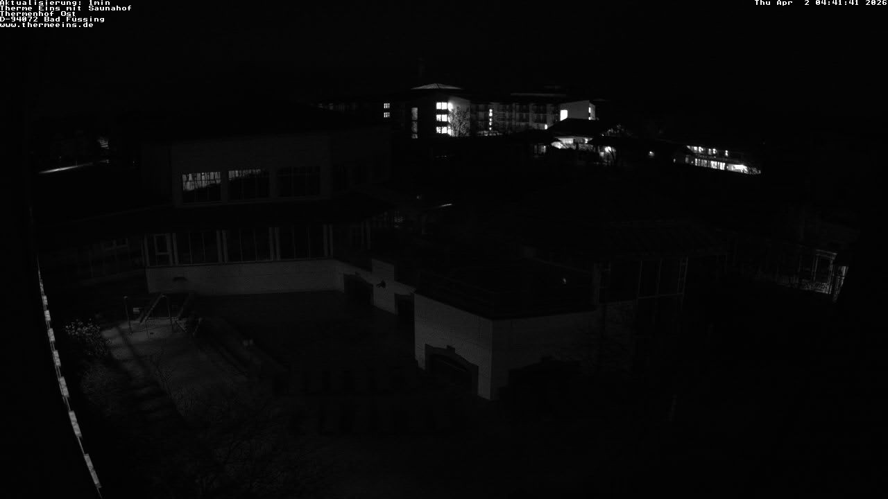 Archiv Foto Webcam Bad Füssing: Therme Eins - Thermenhof Ost