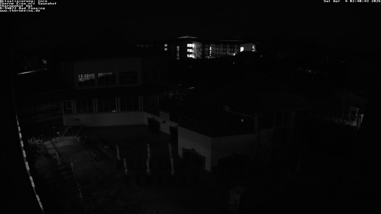 Archiv Foto Webcam Bad Füssing: Therme Eins - Thermenhof Ost