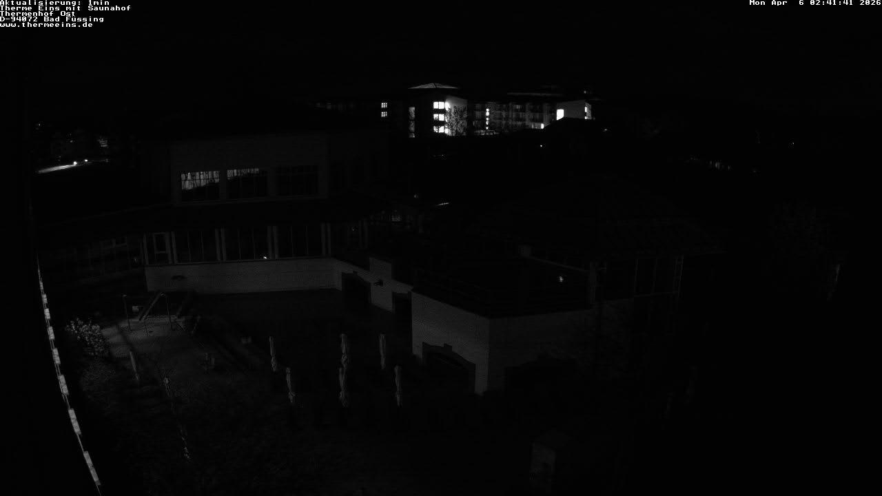 Archiv Foto Webcam Bad Füssing: Therme Eins - Thermenhof Ost