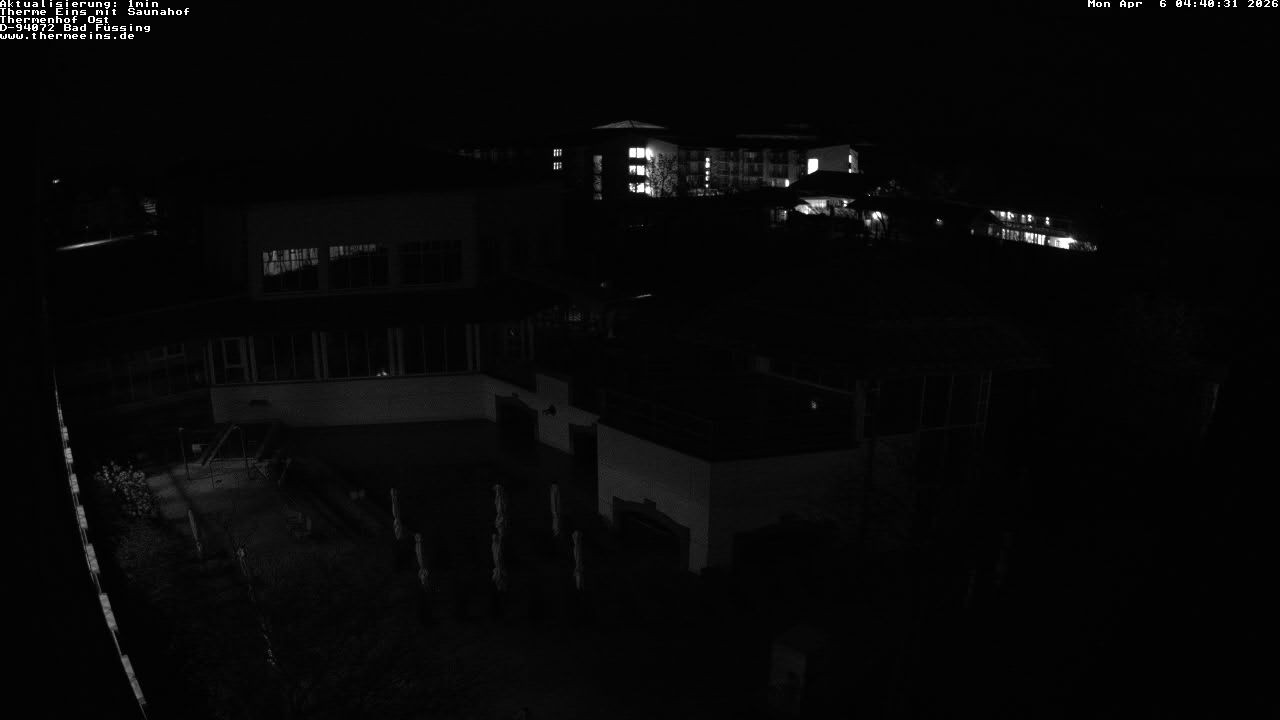 Archiv Foto Webcam Bad Füssing: Therme Eins - Thermenhof Ost