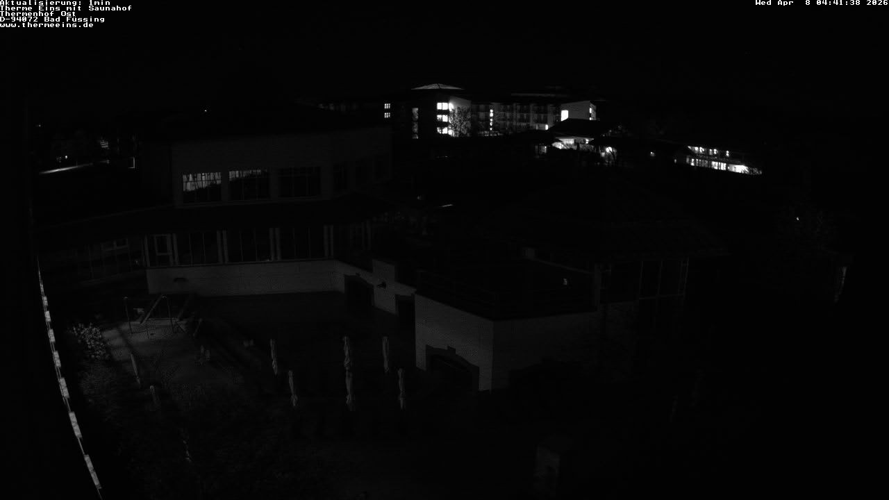 Archiv Foto Webcam Bad Füssing: Therme Eins - Thermenhof Ost