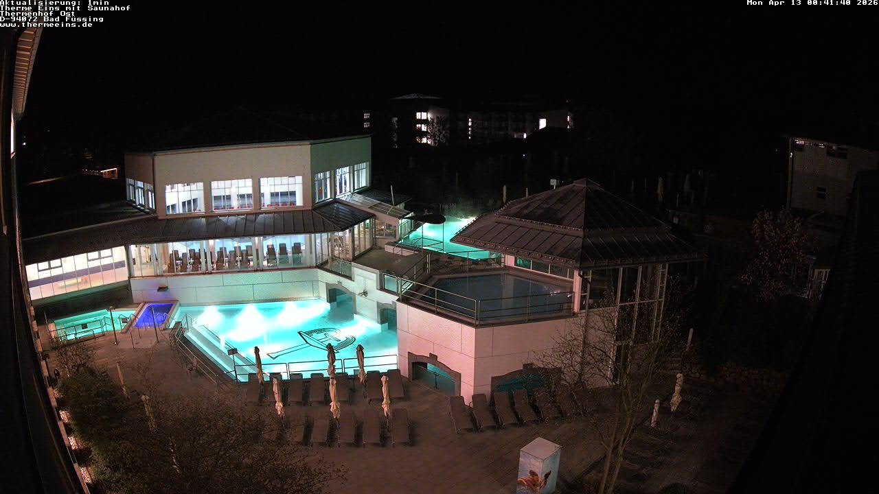 Archiv Foto Webcam Bad Füssing: Therme Eins - Thermenhof Ost