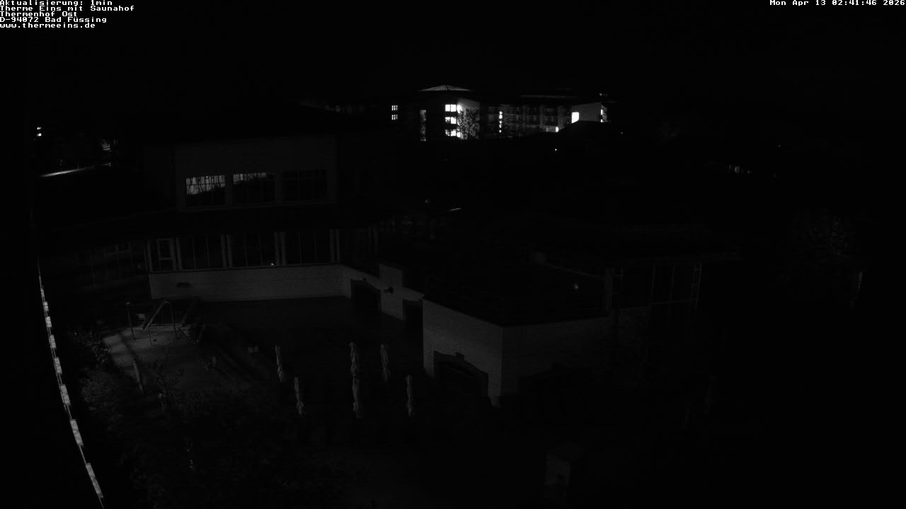 Archiv Foto Webcam Bad Füssing: Therme Eins - Thermenhof Ost