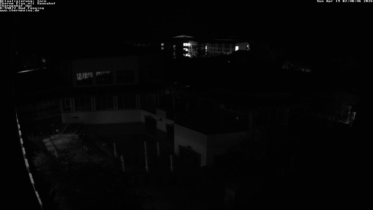 Archiv Foto Webcam Bad Füssing: Therme Eins - Thermenhof Ost